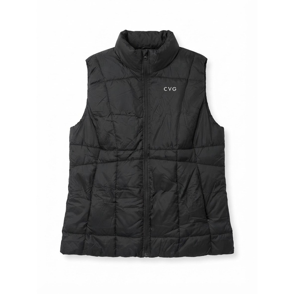 CVG Puffer Vest Womens Xxl Winter Warm Full Zip Outdoor CrossFit